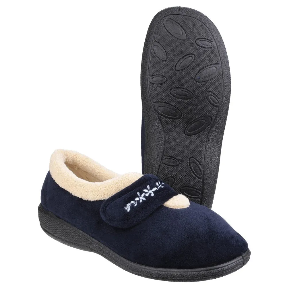 Fleet & Foster Capa Touch Fastening Memory Foam Slipper Standing Shoes