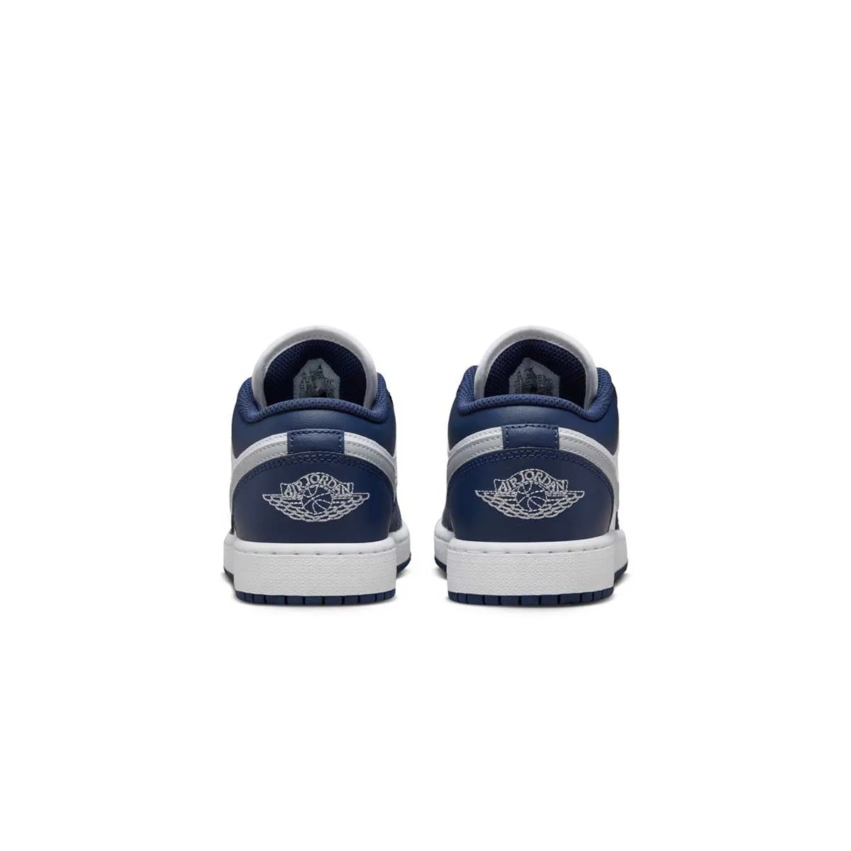 Kids Air Jordan 1 Low 'Midnight Navy White' Moisture Wicking