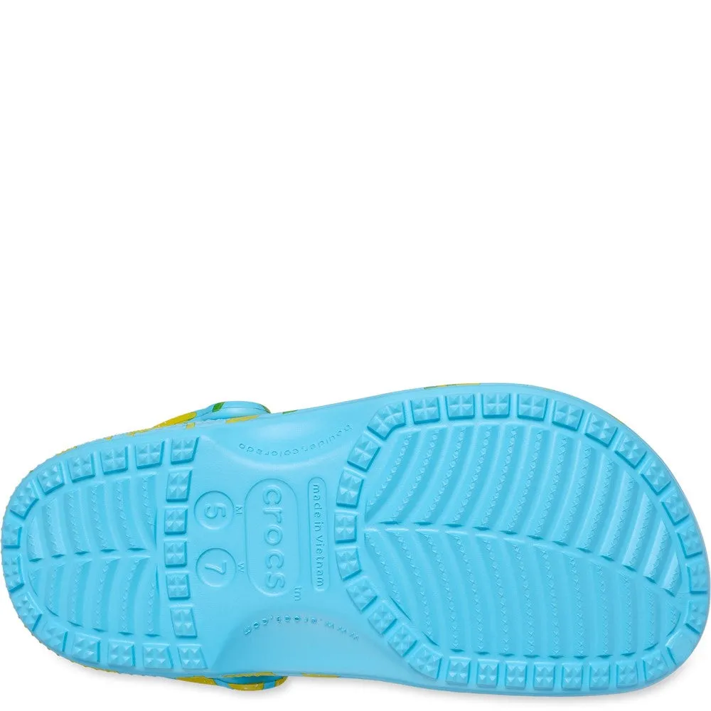 Crocs Unisex Classic Graphic Clog Statement Footwear Relaxed Fit Footwear