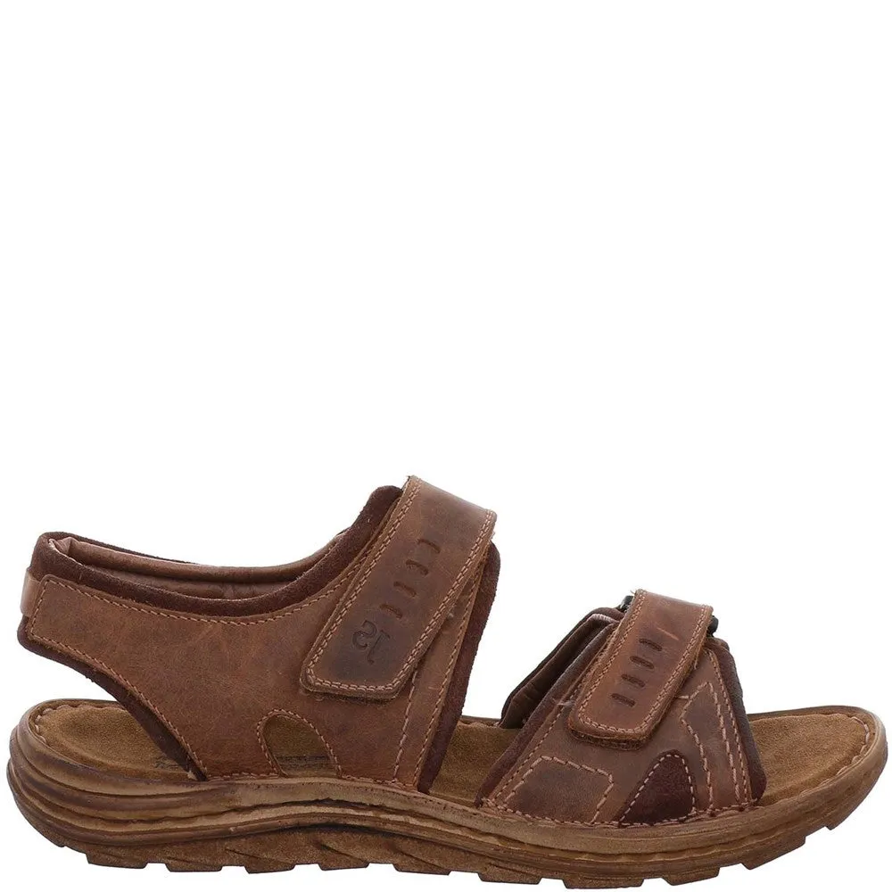 Josef Seibel Raul Adjustable Leather Sandal Smart Casual Footwear