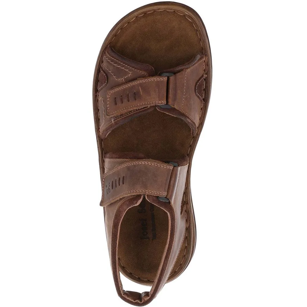 Josef Seibel Raul Adjustable Leather Sandal Easy On/Off Rugged