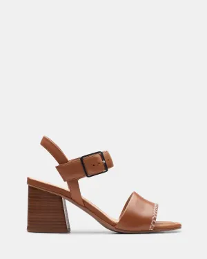 Siara65 Buckle Tan Leather Unisex Shoes Classic Sneakers