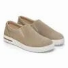 Birkenstock | Women'S Sandals | London Shearling Suede Leather Taupe | Brown Grippy Soles