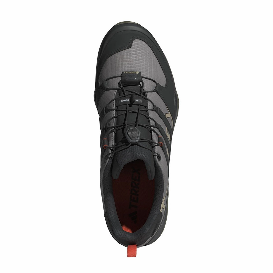 Adidas Terrex Swift R2 Gore-Tex Hiking Shoes Charcoal Grey / Core Black / Olive Stratus Breathable Wide Fit