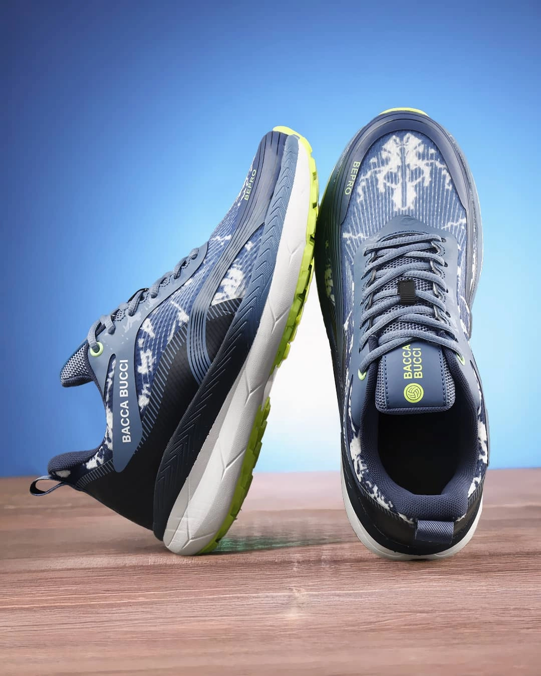 Grippy Soles Supportive Footwear Bacca Bucci Ikatron ?C Men'S Athleisure Sports Shoes With Dual-Density Sole