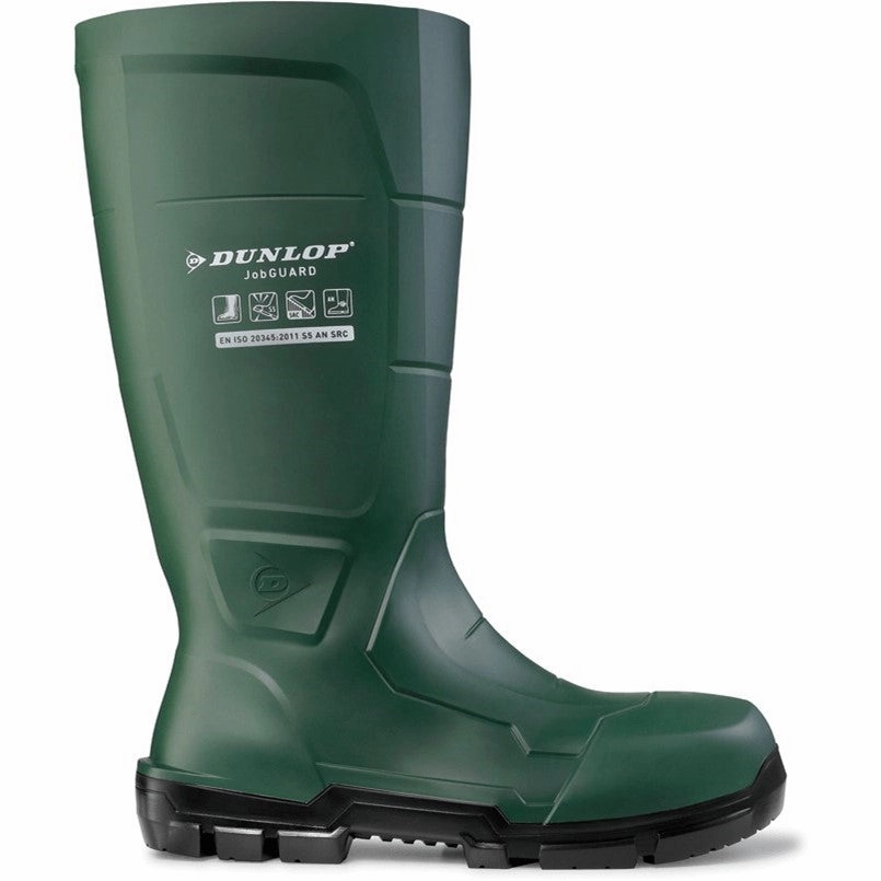Sporty Style Easy Clean Dunlop Jobguard Full Safety Wellington