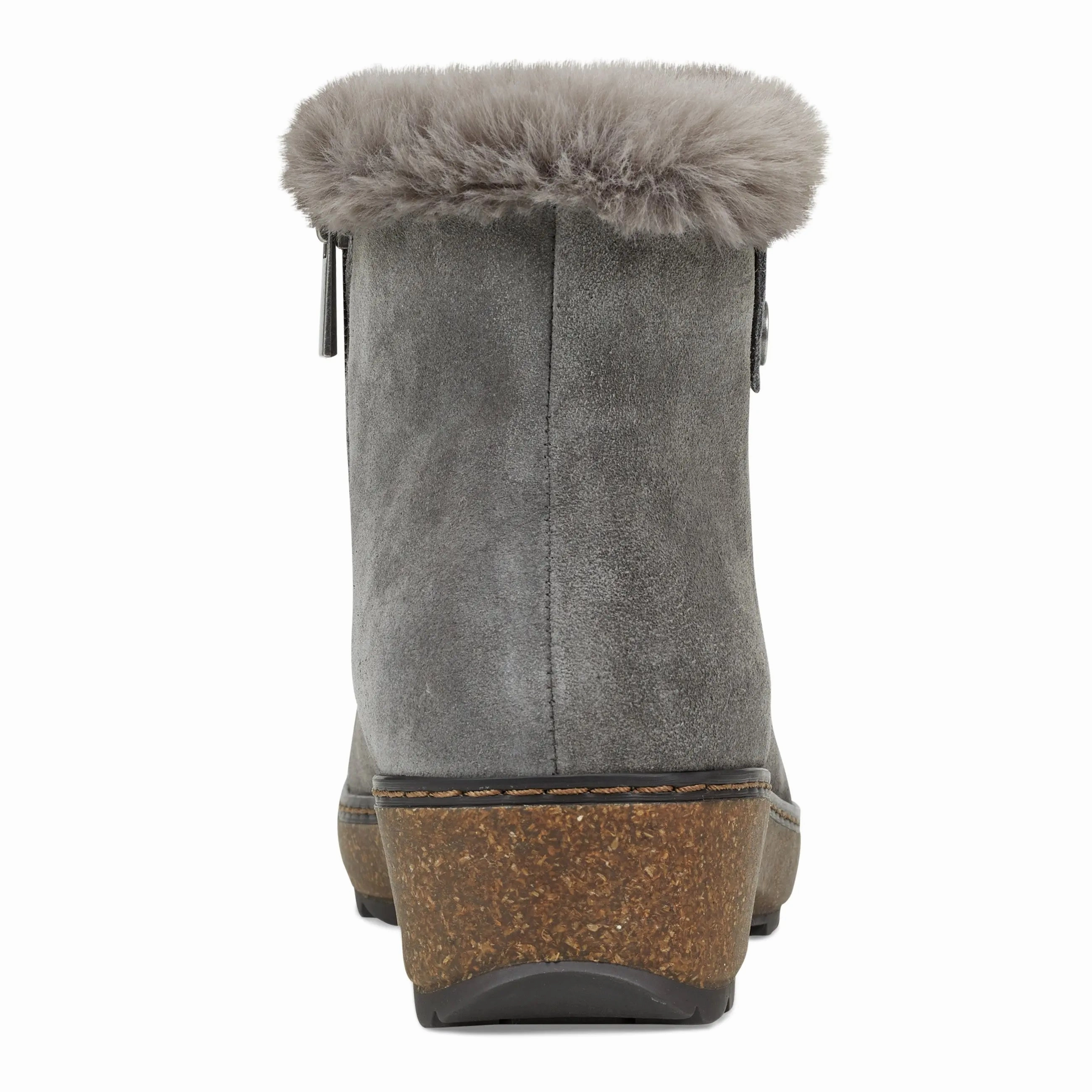 Kim Cold Weather Round Toe Casual Booties Leather Shoes Pain Relief