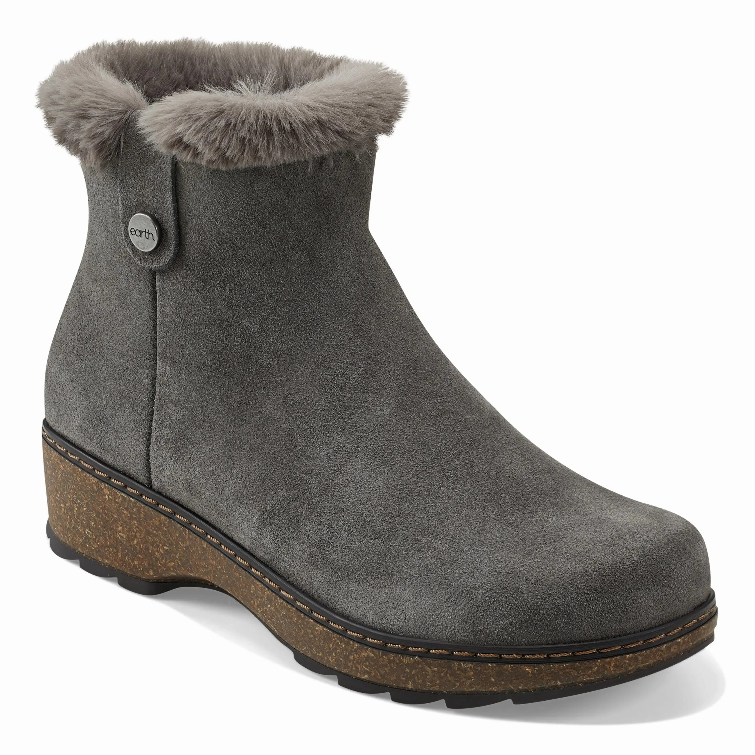 Functional Footwear Breathable Mesh Kim Cold Weather Round Toe Casual Booties