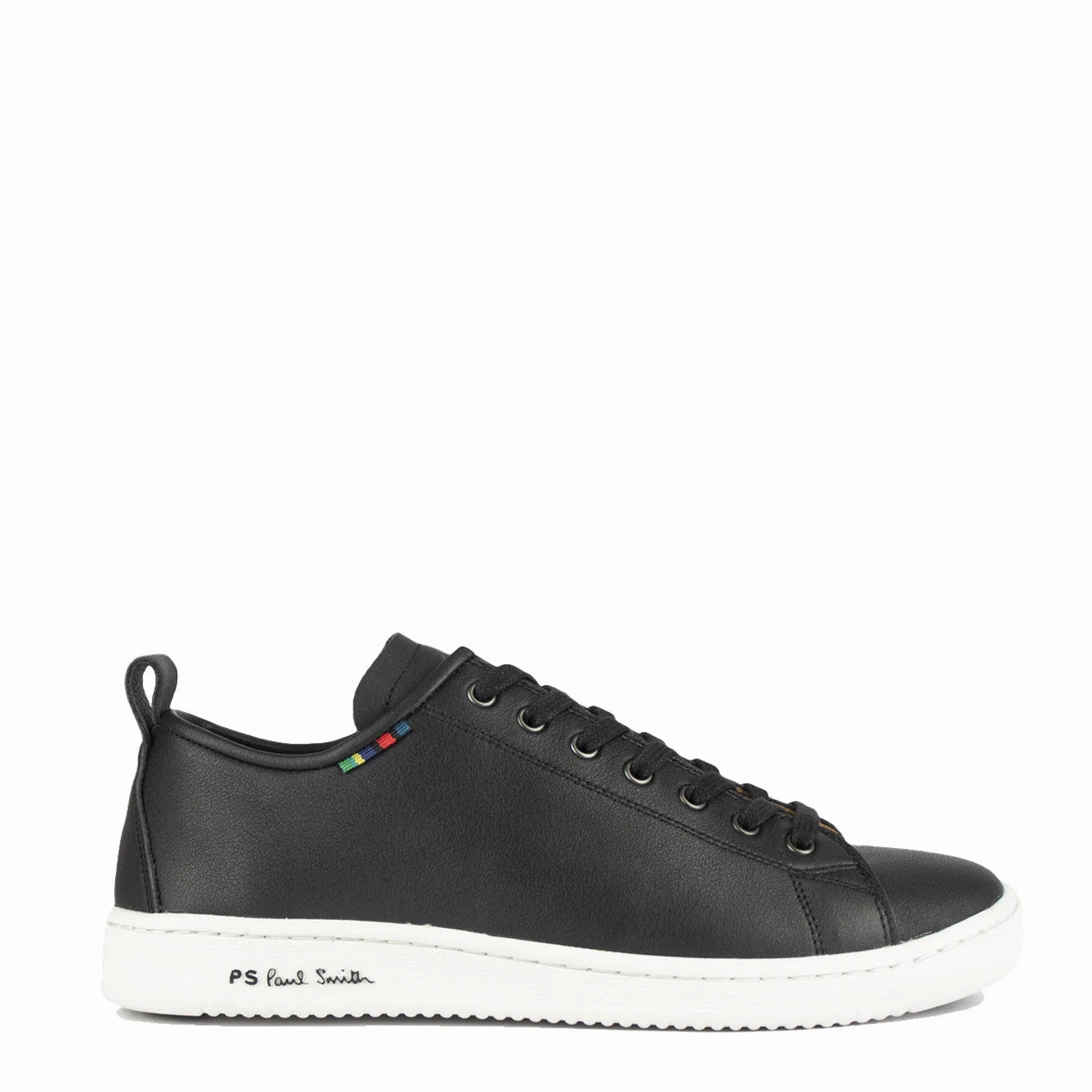 Cushioned Insoles Paul Smith Leather Miyata Trainer Black