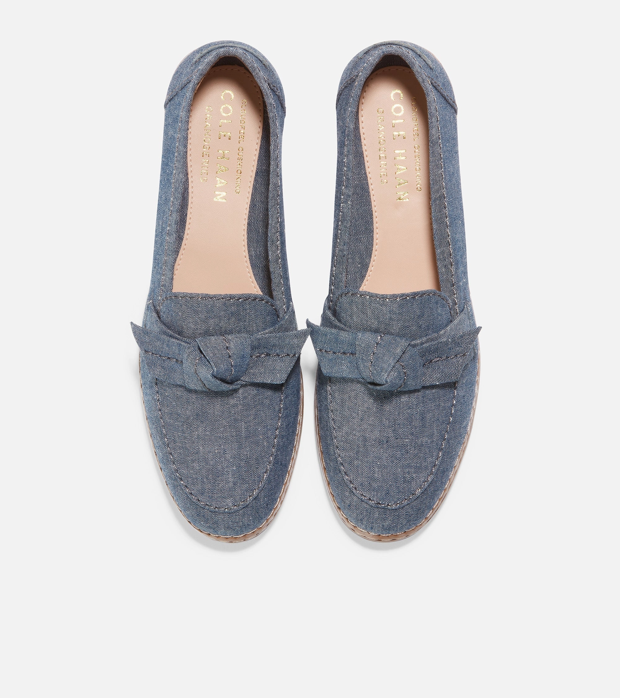 Travel Footwear Cushioned Insoles Cole Haan Women'S Cloudfeel All-Day Bow Loafer