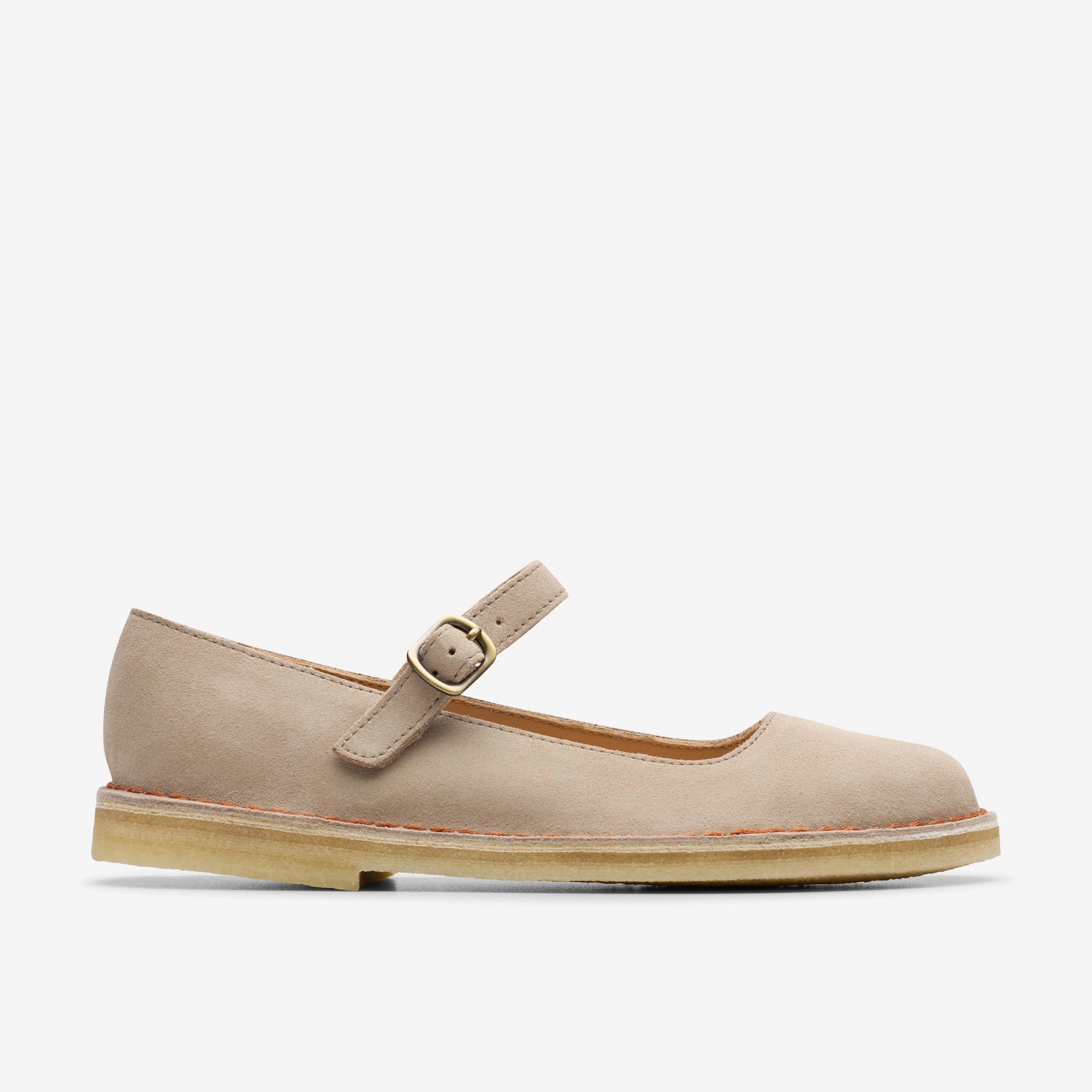 Clarks | Casual Shoes | Women | Desert Jane Sand Suede Breathable