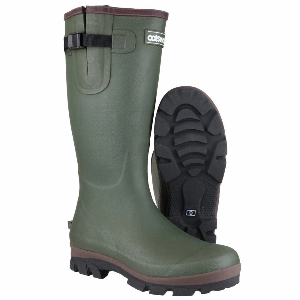 Orthotic Friendly Cotswold Grange Buckle Fastening Wellington Boot