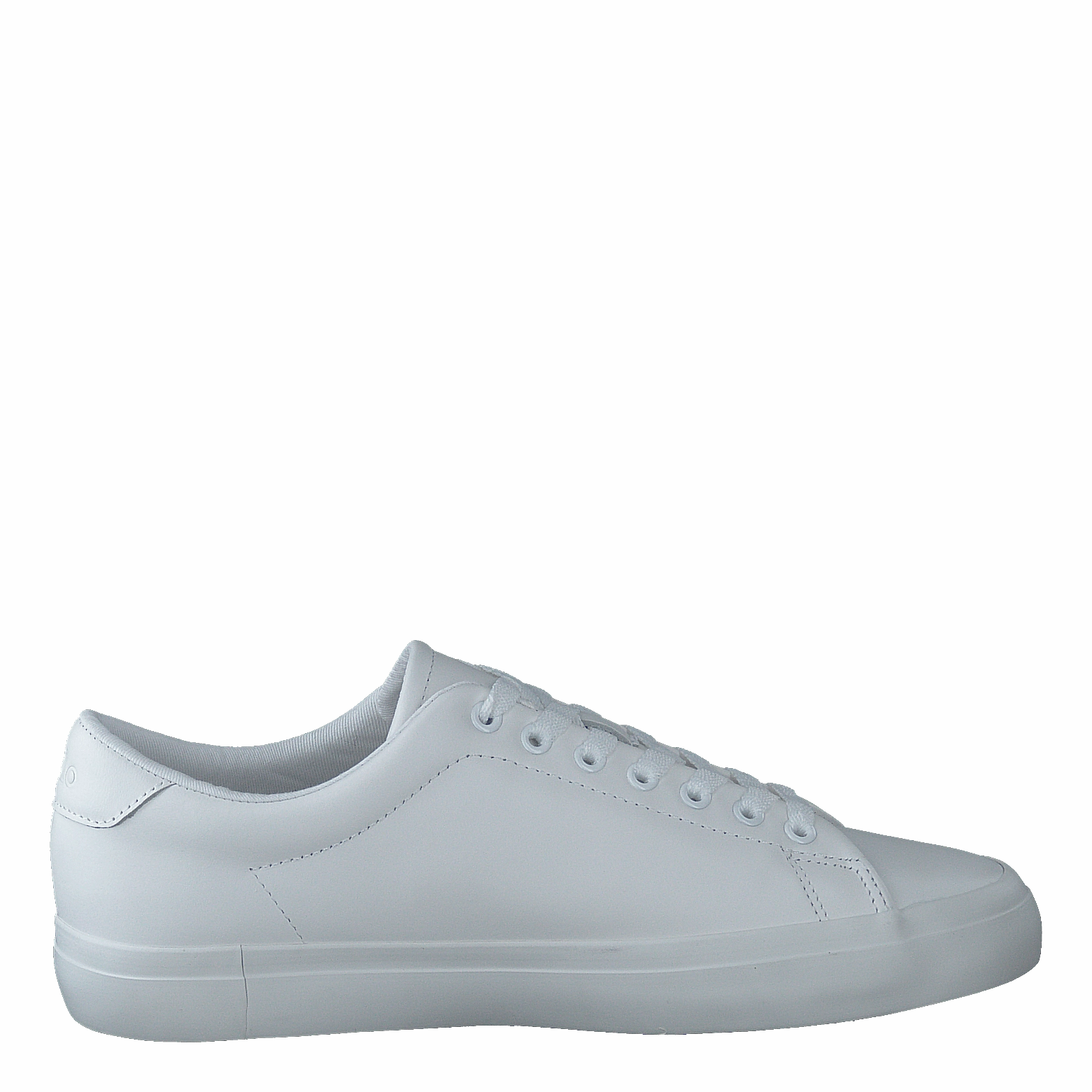Water Resistant Longwood Leather Sneaker White / White