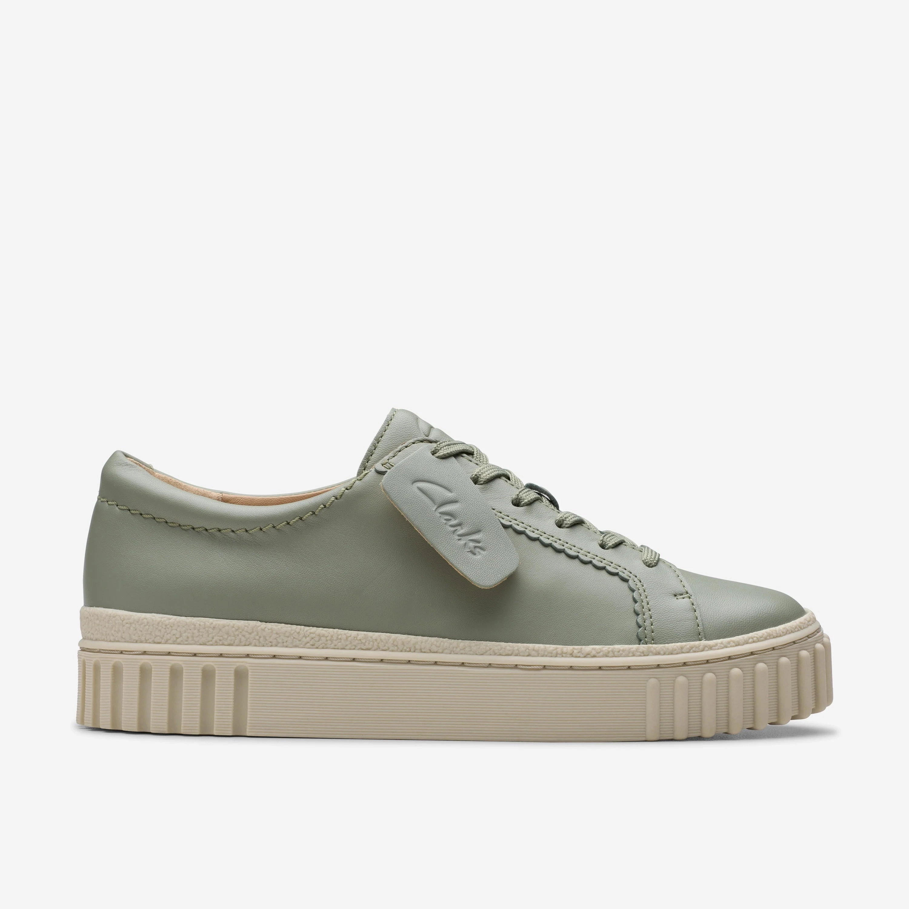 Quick Dry Clarks | Casual Shoes | Women | Mayhill Walk Light Green Leather