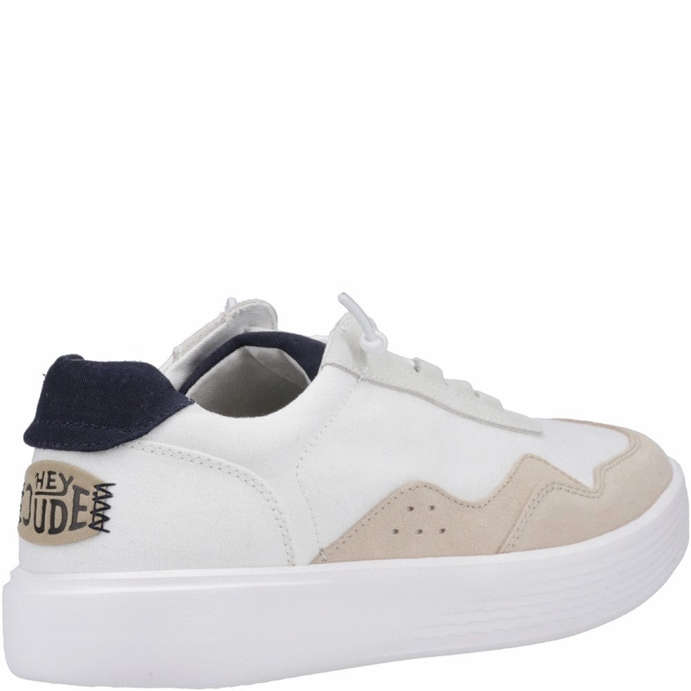 Standing Comfort Recycled Materials Heydude Hudson Canvas Trainer