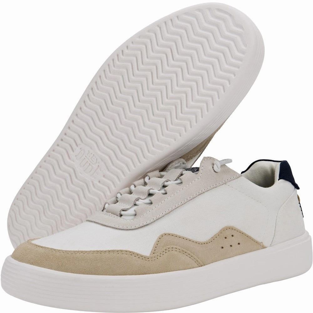 Standing Comfort Minimal Footwear Heydude Hudson Canvas Trainer