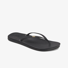 Shock Absorbing Women??S Reef Cushion Slim ?C Chic, Lightweight Comfort With Gold Detail