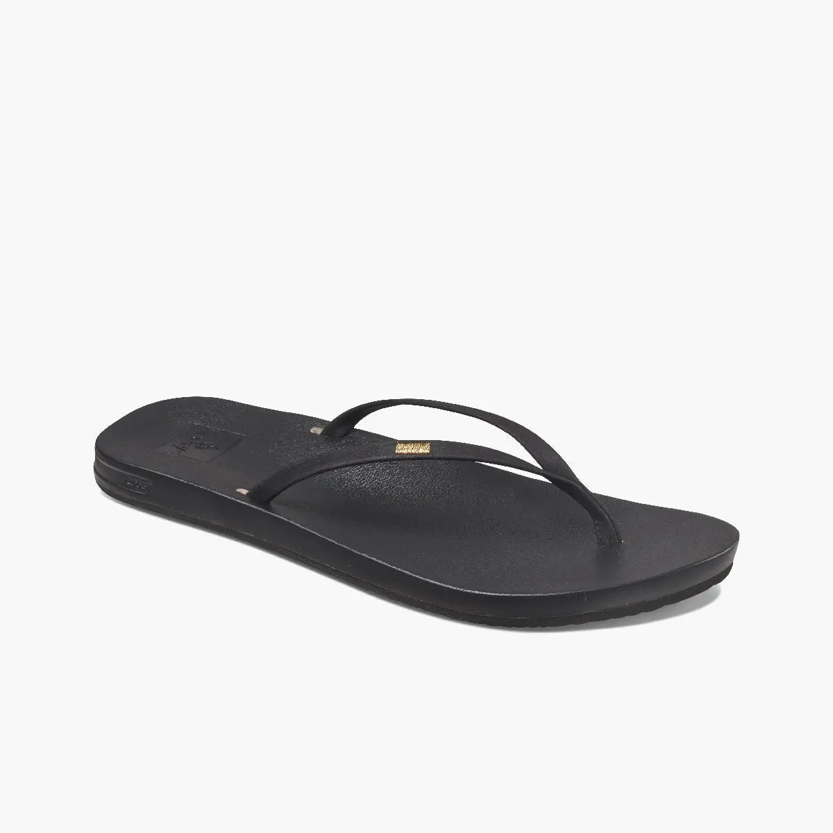 Timeless Women??S Reef Cushion Slim ?C Chic, Lightweight Comfort With Gold Detail