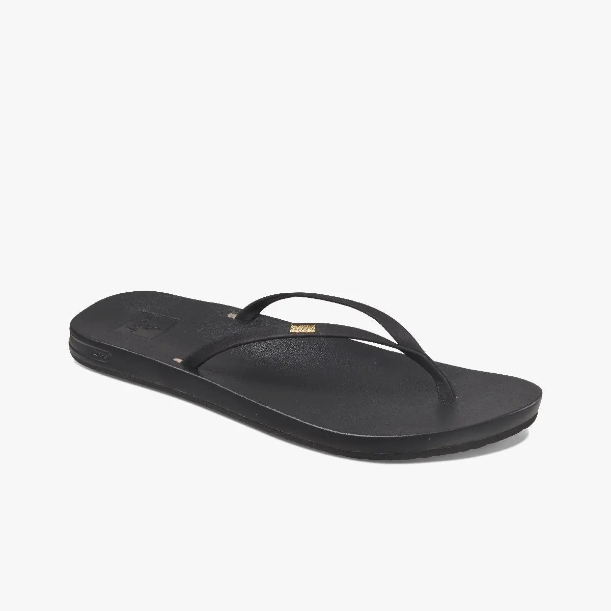 Minimalist Travel Ready Women??S Reef Cushion Slim ?C Chic, Lightweight Comfort With Gold Detail