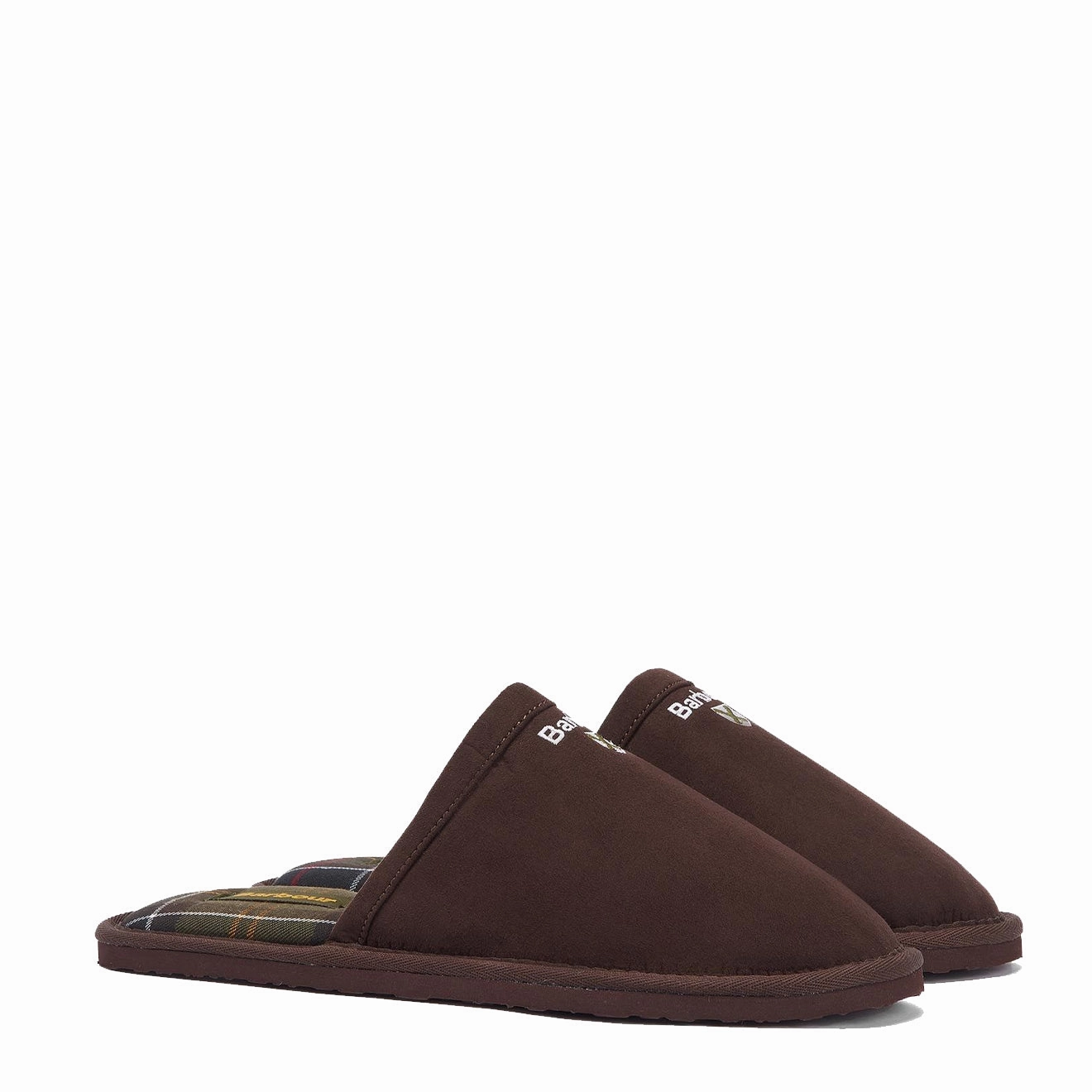Barbour Everitt Mule Slipper Brown Water Resistant