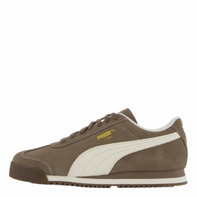Flat Feet Shoes Lightweight Roma Suede Brown