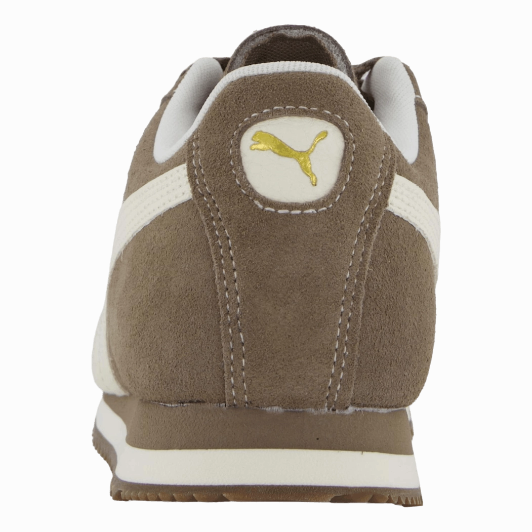 Roma Suede Brown Flat Feet Shoes