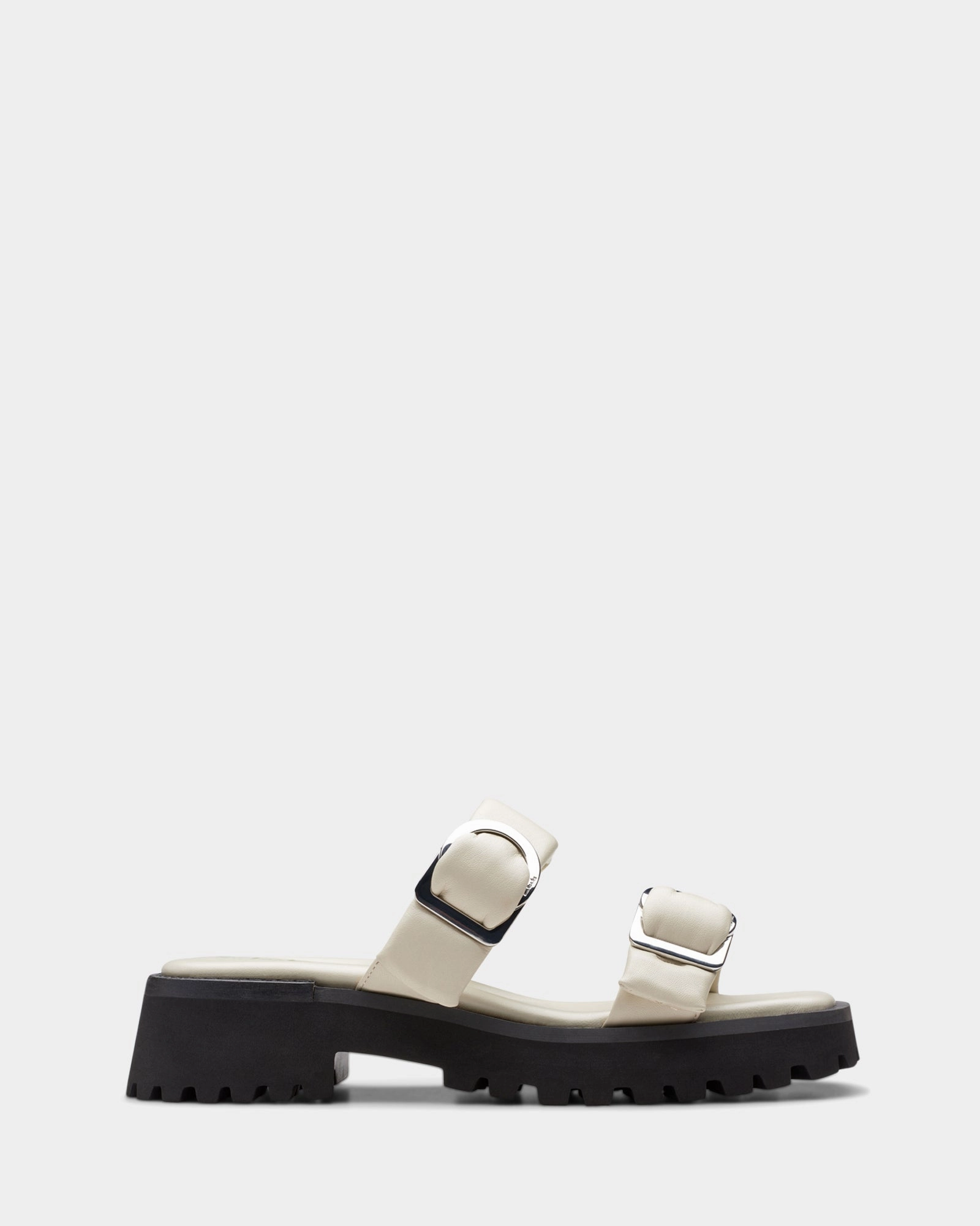 Stayso Stripe Ivory Leather Lightweight
