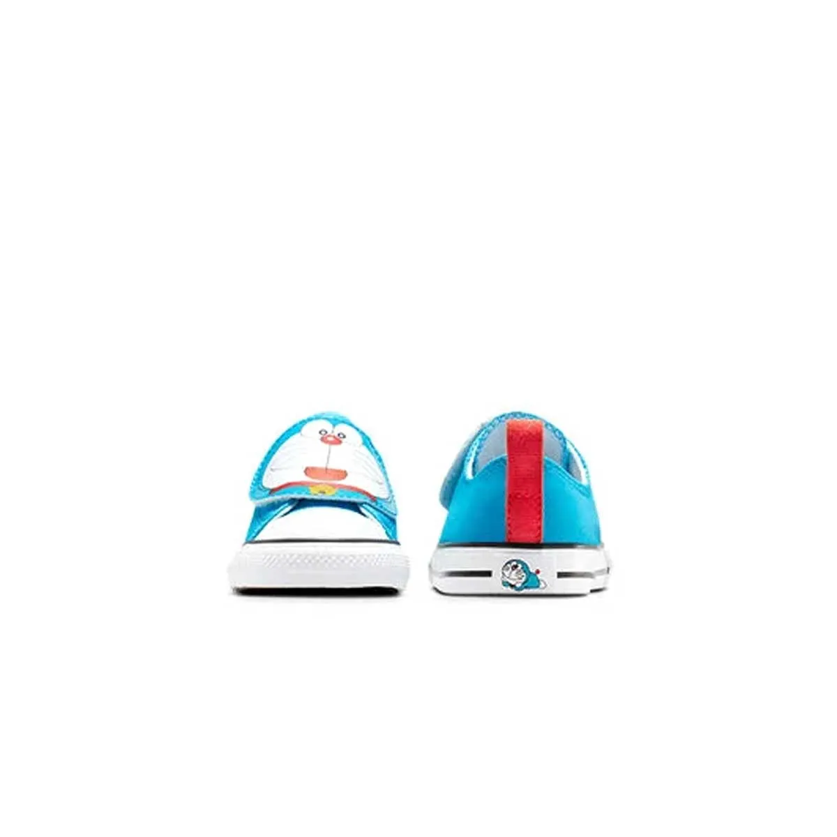   Doraemon Toddlers Chuck Taylor All Star Easy On 'Hawaiian Ocean White' Canvas Shoes