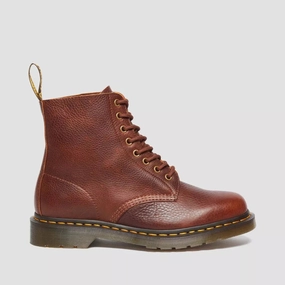 Dr Martens | Unisex Boots | 1460 Pascal Cashew Ambassador Cashew | Brown Unisex Shoes Casual Footwear