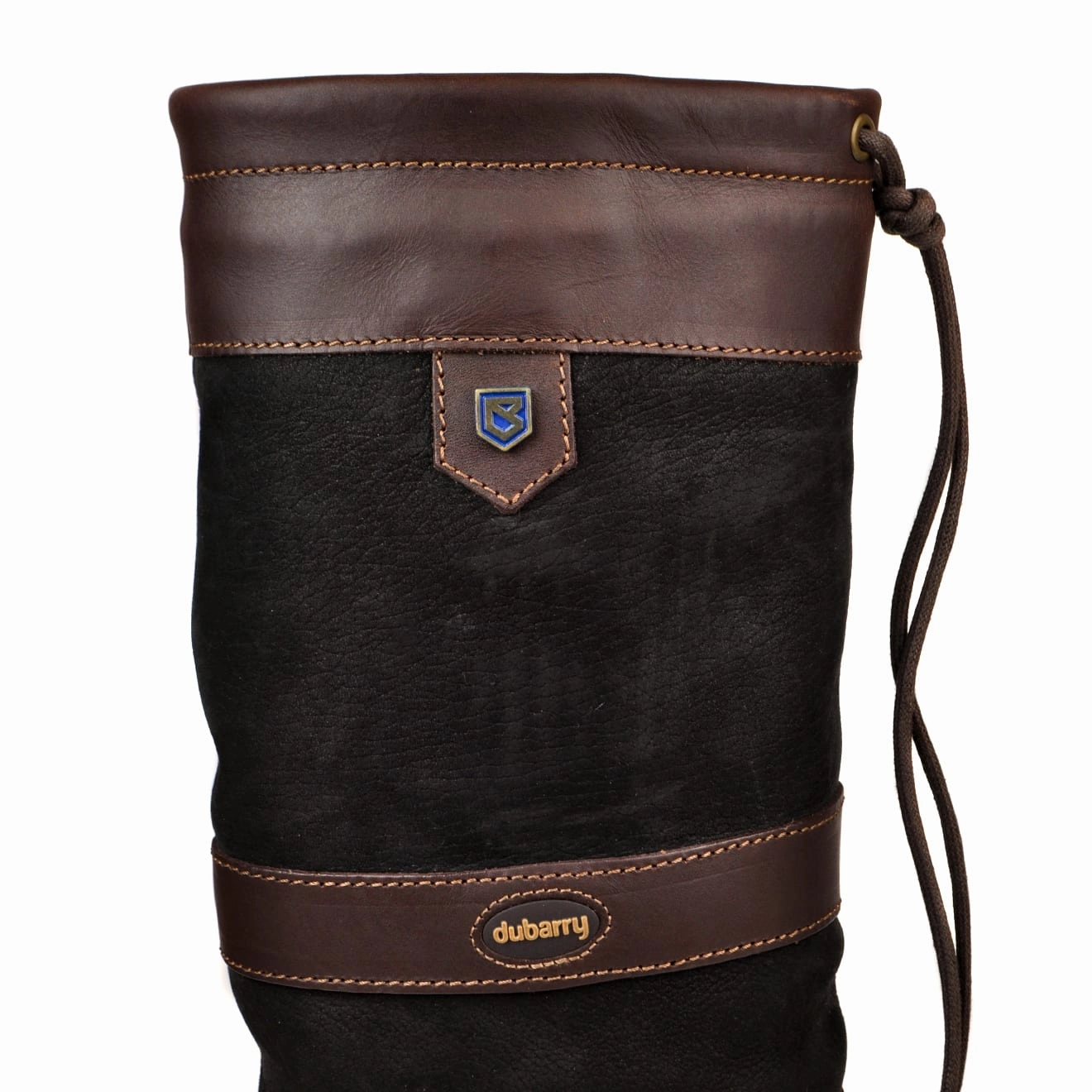 Dubarry Womens Galway Slimfit Knee Boot Black/Brown Weather Resistant Minimal Footwear