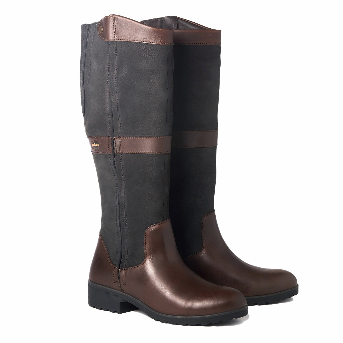 Grippy Soles Dubarry Womens Sligo Boot Black / Brown