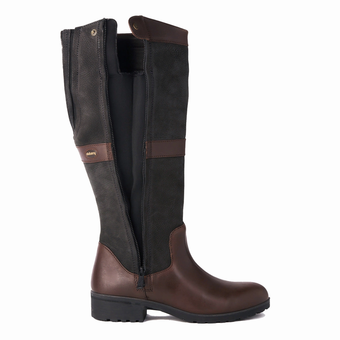 Dubarry Womens Sligo Boot Black / Brown Fashion Footwear Casual Comfort