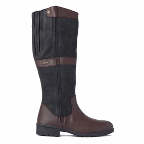 Dubarry Womens Sligo Boot Black / Brown Weather Ready