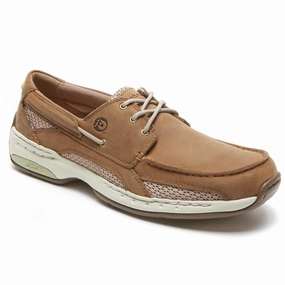 Dunham Men'S Captain Boat Shoe - Tan Fashion Sneakers