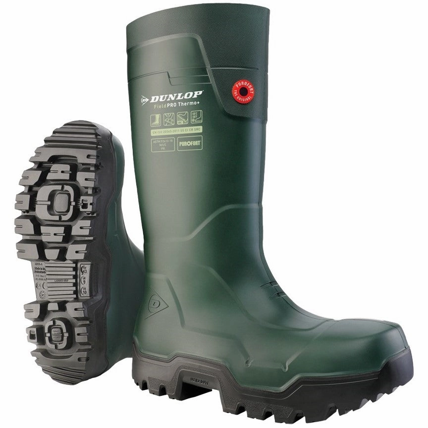 Dunlop Fieldpro Thermo  Safety Wellington Eco Friendly