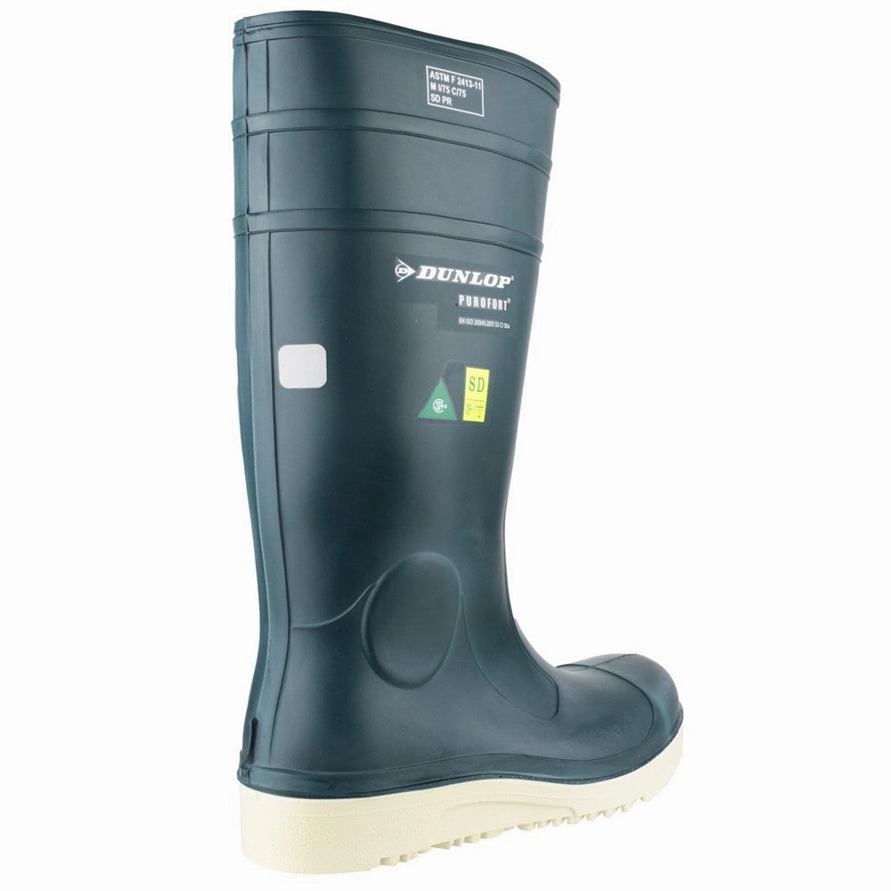 Unisex Comfort Shoes Dunlop Purofort Comfort Grip Full Safety Wellington