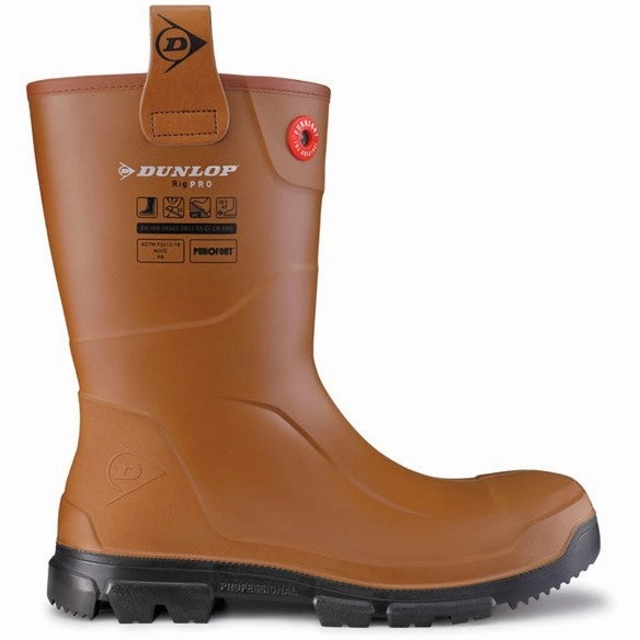 Recycled Materials Rugged Sole Dunlop Purofort Rigpro Full Safety Wellington