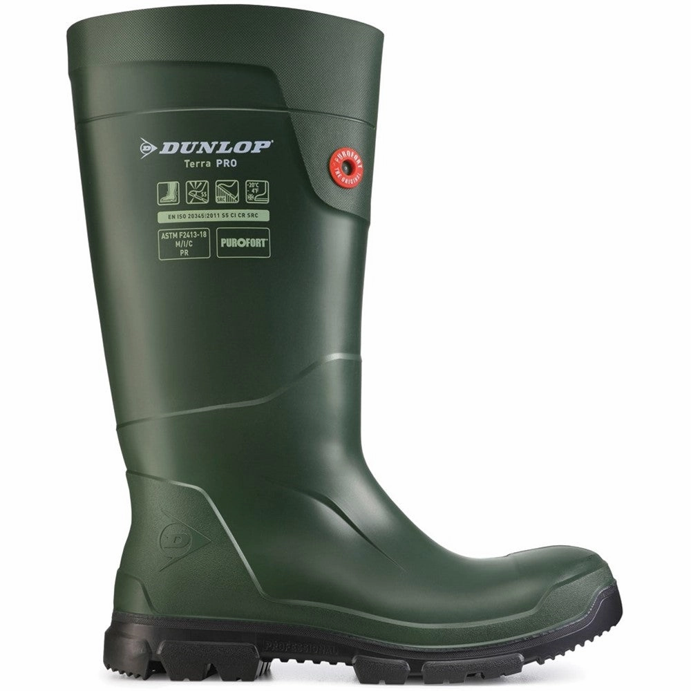 Eco Friendly Dunlop Terrapro Full Safety Wellington