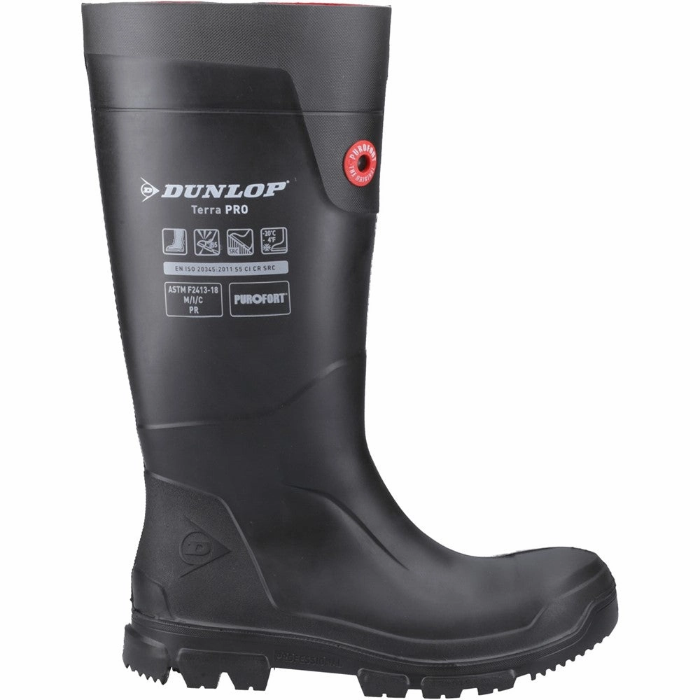 All Weather Dunlop Terrapro Full Safety Wellington