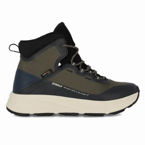 Ecoalf | Men'S Boots | Gredos Green Boots | Khaki Flat Feet Shoes