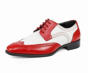 Elwyn Red Slip Resistant Work Minimal Footwear