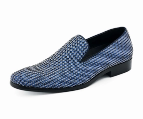 Emelio Navy Rugged Sole Durable Shoes