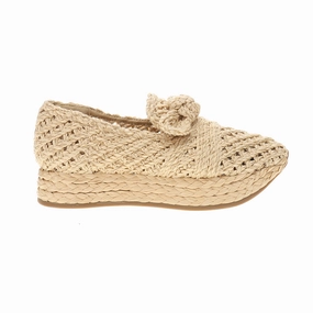 Espanola Raffia Platform Loafers Versatile Style Comfort Technology
