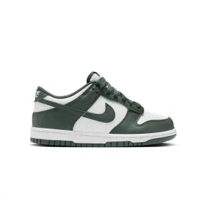 Streetwear Footwear Odor Resistant Kids Dunk Low 'White Vintage Green'