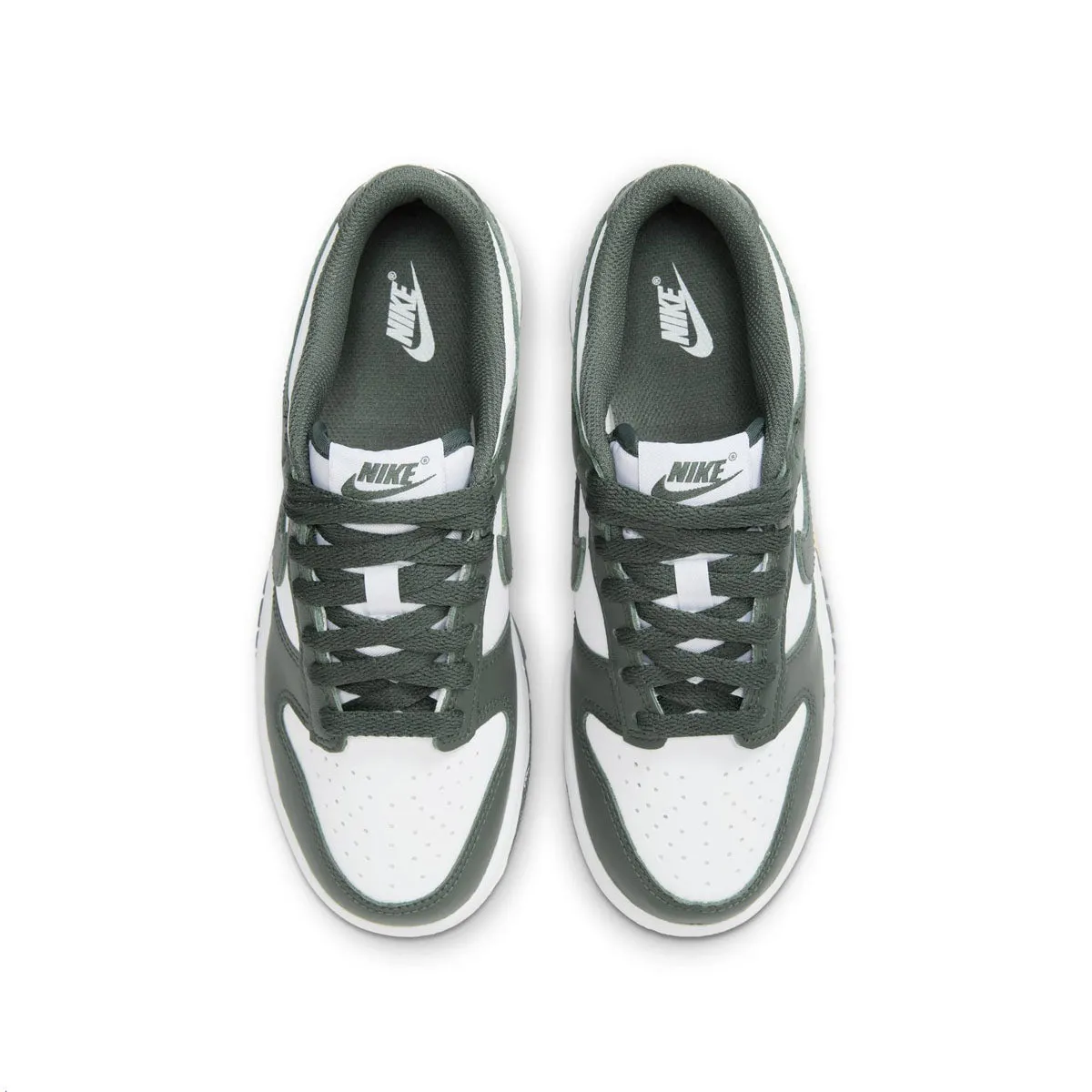 Kids Dunk Low 'White Vintage Green' Travel Shoes Flexible