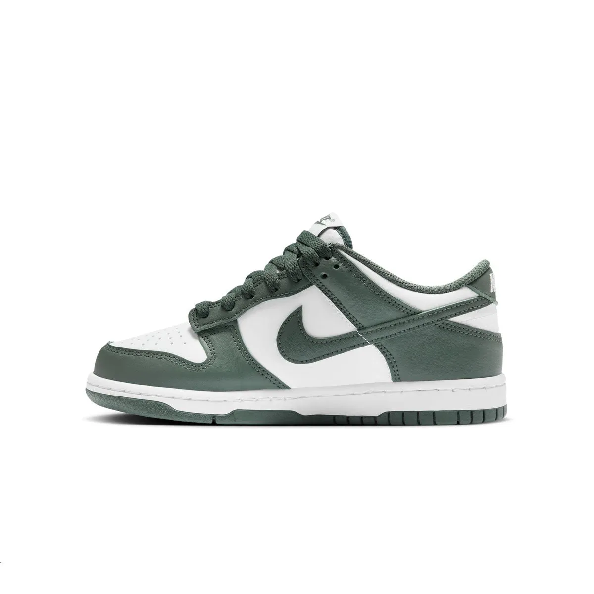 Memory Foam Kids Dunk Low 'White Vintage Green'