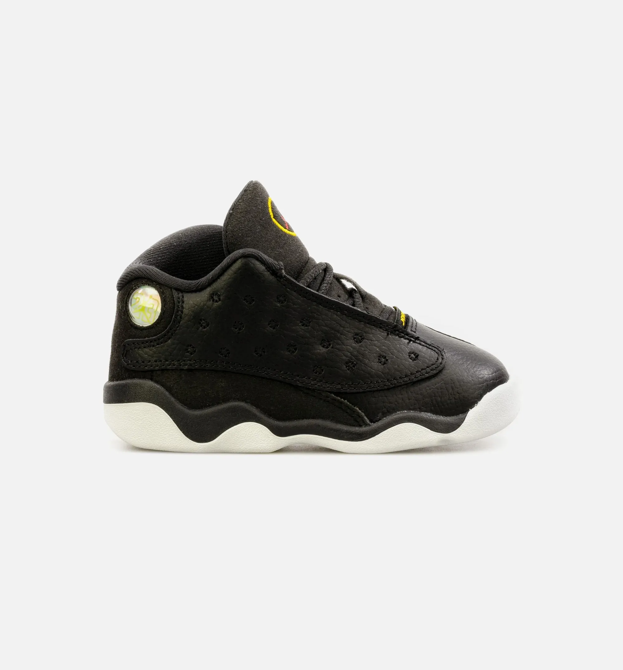 Air Jordan 13 Retro Playoffs Infant Toddler Lifestyle Shoe - Black/White Ergonomic Cushioned Insoles