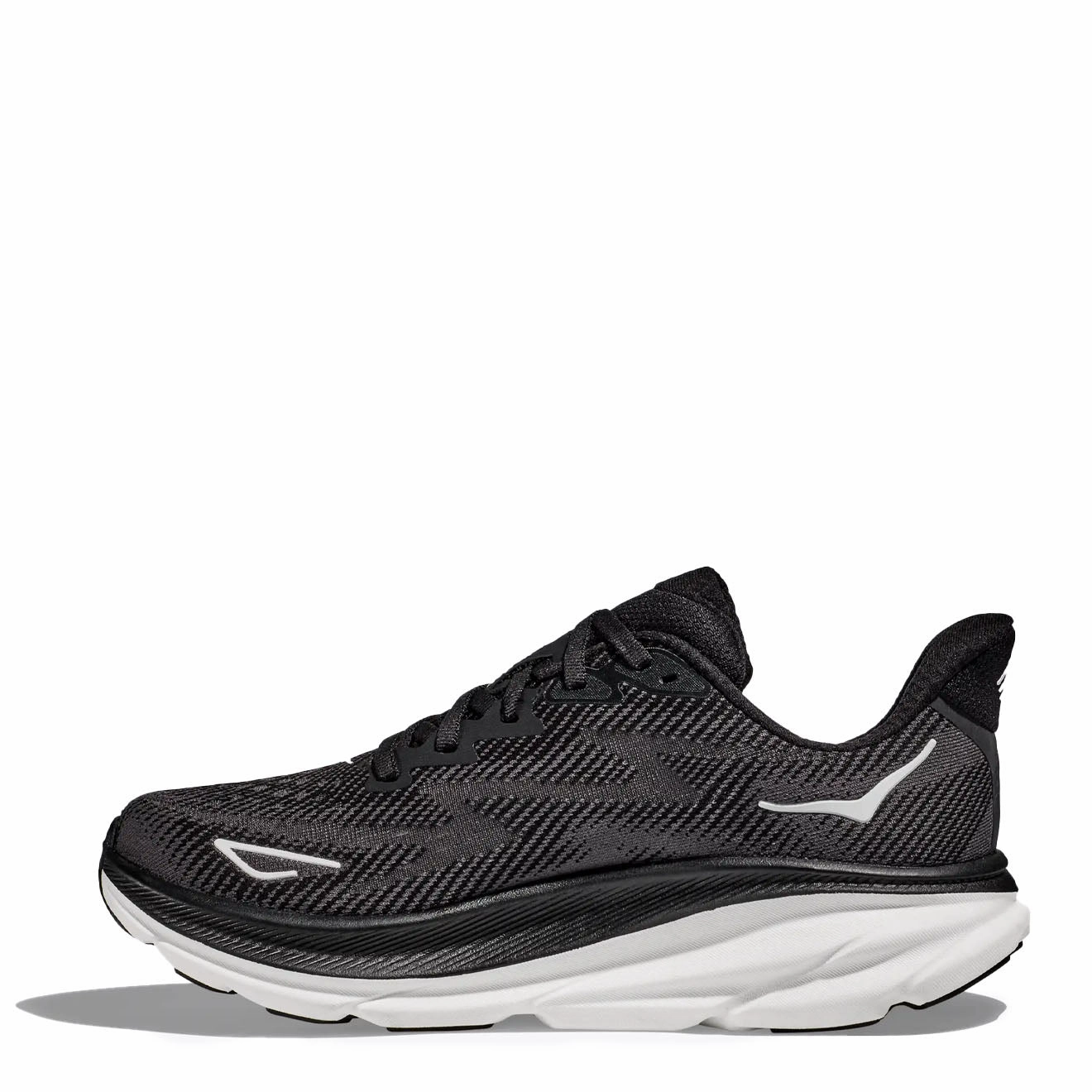 Hoka Clifton 9 Trainer Black / White Sustainable