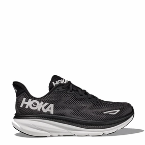 Supportive Hoka Clifton 9 Trainer Black / White