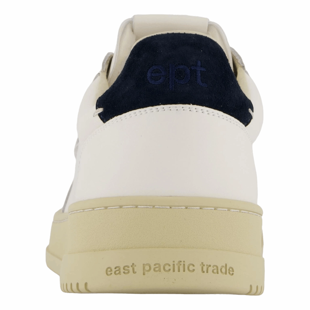 Court Off White Navy Breathable Mesh